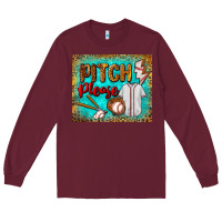 Burgundy pitch please mouse pad Long Sleeve Tee - BundleAndBundleShop