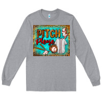 Heather Grey pitch please mouse pad Long Sleeve Tee - BundleAndBundleShop