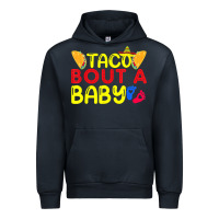 Navy taco bout a baby pregnancy announcement cinco de mayo party t shirt Urban Hoodie - linhVisuals