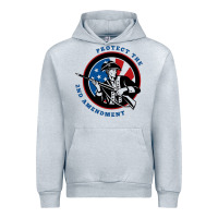 Heather Grey american patriot Urban Hoodie - linhVisuals