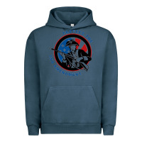 Pigment Midnight Navy american patriot Urban Hoodie - linhVisuals