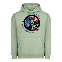 Pigment Oil Green american patriot Urban Hoodie - linhVisuals