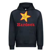 Navy hardee's Urban Hoodie - linhVisuals