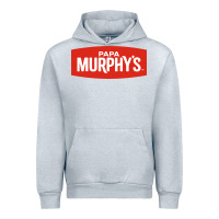 Heather Grey papa murphy's Urban Hoodie - linhVisuals