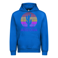 Cobalt arizona   vintage retro cactus souvenir gift t shirt Urban Hoodie - linhVisuals