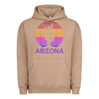 Pigment Burro arizona   vintage retro cactus souvenir gift t shirt Urban Hoodie - linhVisuals