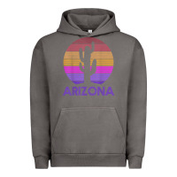 Pigment Tornado arizona   vintage retro cactus souvenir gift t shirt Urban Hoodie - linhVisuals