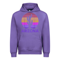 Tulip arizona   vintage retro cactus souvenir gift t shirt Urban Hoodie - linhVisuals
