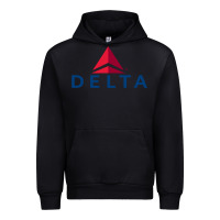 Black DELTA Urban Hoodie - linhVisuals