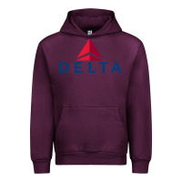 Mauve Wine DELTA Urban Hoodie - linhVisuals