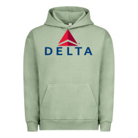 Pigment Oil Green DELTA Urban Hoodie - linhVisuals