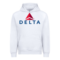 White DELTA Urban Hoodie - linhVisuals