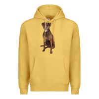 Antique Gold plott hound Premium Hoodie - LillyAllenDesigns