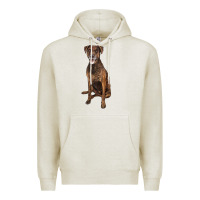 Oatmeal Heather plott hound Premium Hoodie - LillyAllenDesigns