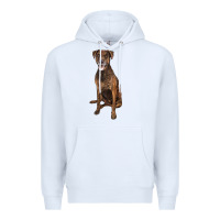 White plott hound Premium Hoodie - LillyAllenDesigns