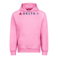 Fuchsia Pink DELTA SKY TEAM Urban Hoodie - linhVisuals
