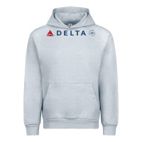 Heather Grey DELTA SKY TEAM Urban Hoodie - linhVisuals