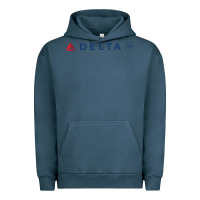 Pigment Midnight Navy DELTA SKY TEAM Urban Hoodie - linhVisuals