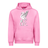 Fuchsia Pink LIVERPOOL CLUB POPULAR Urban Hoodie - linhVisuals