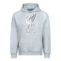 Heather Grey LIVERPOOL CLUB POPULAR Urban Hoodie - linhVisuals