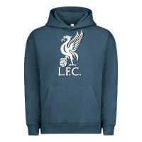 Pigment Midnight Navy LIVERPOOL CLUB POPULAR Urban Hoodie - linhVisuals