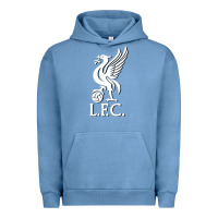 Pigment Pebble Blue LIVERPOOL CLUB POPULAR Urban Hoodie - linhVisuals