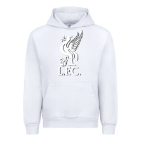 White LIVERPOOL CLUB POPULAR Urban Hoodie - linhVisuals