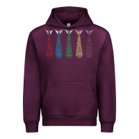 Mauve Wine tally hall ties Urban Hoodie - linhVisuals