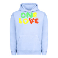 Pigment Grape Ice reggae colors t  shirtone love reggae lovers pattern t  shirt Urban Hoodie - linhVisuals