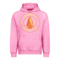 Fuchsia Pink arrowhead collector essential Urban Hoodie - linhVisuals