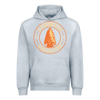 Heather Grey arrowhead collector essential Urban Hoodie - linhVisuals
