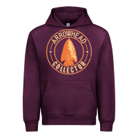 Mauve Wine arrowhead collector essential Urban Hoodie - linhVisuals