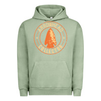 Pigment Oil Green arrowhead collector essential Urban Hoodie - linhVisuals