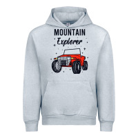 Heather Grey mountain explorer Urban Hoodie - linhVisuals