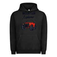 Pigment Black mountain explorer Urban Hoodie - linhVisuals