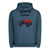 Pigment Midnight Navy mountain explorer Urban Hoodie - linhVisuals