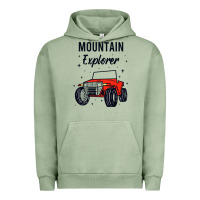 Pigment Oil Green mountain explorer Urban Hoodie - linhVisuals