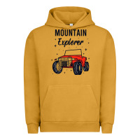 Pigment Peanut Butter mountain explorer Urban Hoodie - linhVisuals