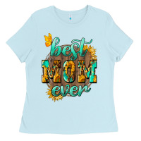 Baby Blue Best Mom ever mother's day Ladies Tee - HowdyJamesFarm