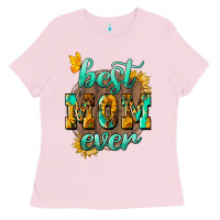 Bubblegum Pink Best Mom ever mother's day Ladies Tee - HowdyJamesFarm