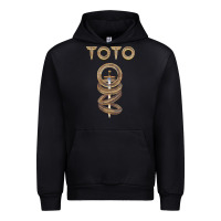 Black TOTO ROCK Urban Hoodie - linhVisuals