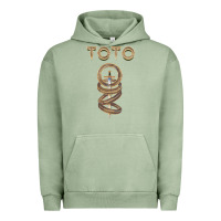 Pigment Oil Green TOTO ROCK Urban Hoodie - linhVisuals