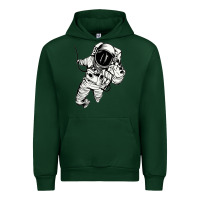 Forest Green astronaut in the space Urban Hoodie - linhVisuals
