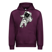 Mauve Wine astronaut in the space Urban Hoodie - linhVisuals