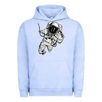 Pigment Grape Ice astronaut in the space Urban Hoodie - linhVisuals