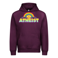 Mauve Wine atheist2 Urban Hoodie - linhVisuals
