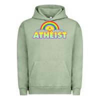 Pigment Oil Green atheist2 Urban Hoodie - linhVisuals