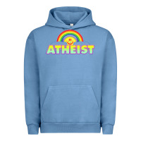 Pigment Pebble Blue atheist2 Urban Hoodie - linhVisuals