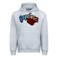 Heather Grey holographic halsey hopeless fountai Urban Hoodie - linhVisuals