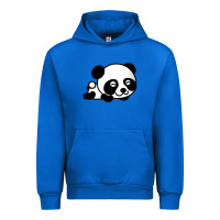 Cobalt baby panda bear Urban Hoodie - linhVisuals